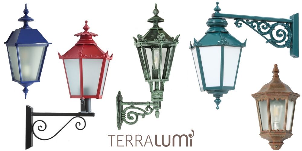 Außenlampen in DB 703 und anderen Grautönen